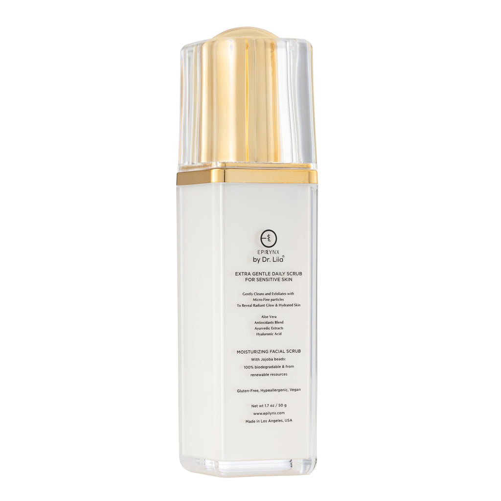Gentle Exfoliating Face Scrub — Hyaluronic Acid, Aloe Vera & Jojoba